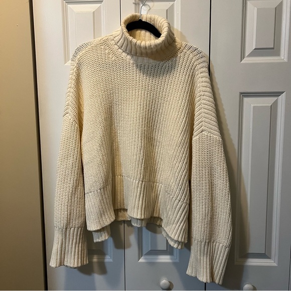 Madewell Wide Rib Turtleneck Sweater - Picture 4 of 7